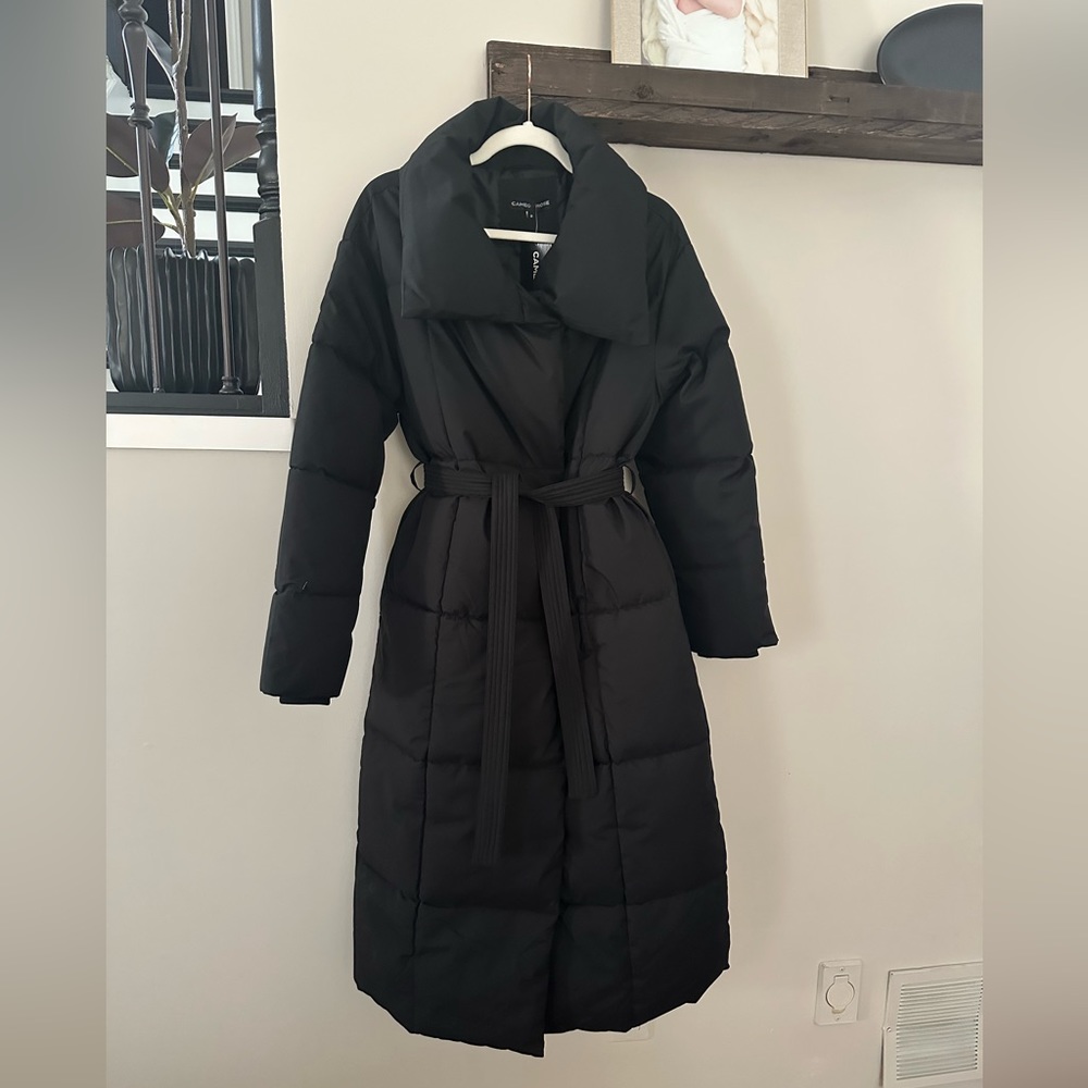 Belted Maxi Puffer Coat - New